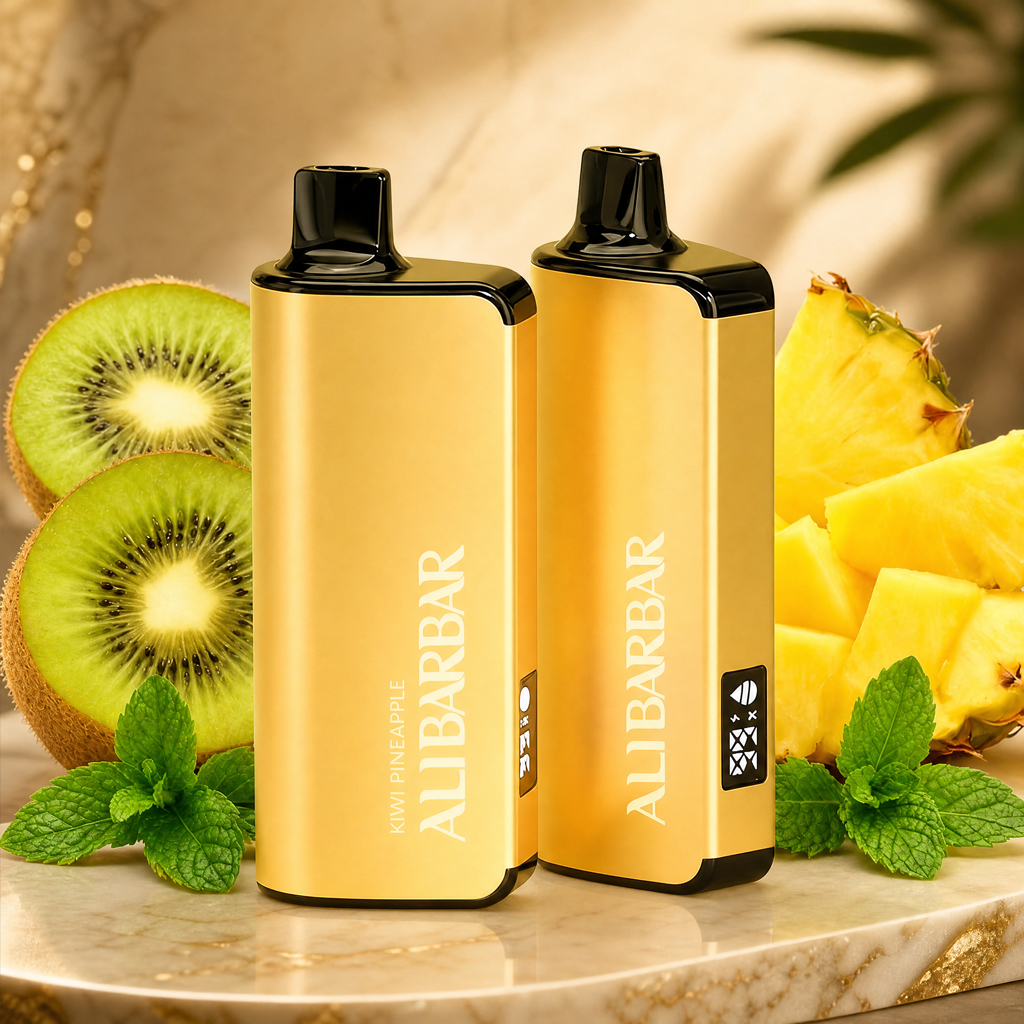 ALIBARBAR INGOT 9000 Puffs disposable vape in Kiwi Pineapple flavour