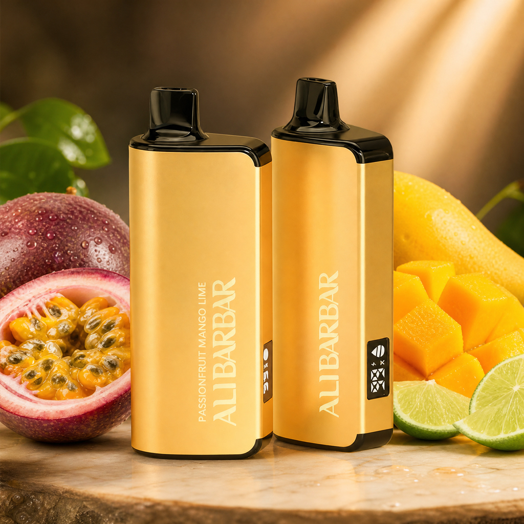 ALIBARBAR INGOT 9000 Puffs Passionfruit Mango Lime disposable vape - How to Spot a Fake Vape in Australia | ALIBARBAR