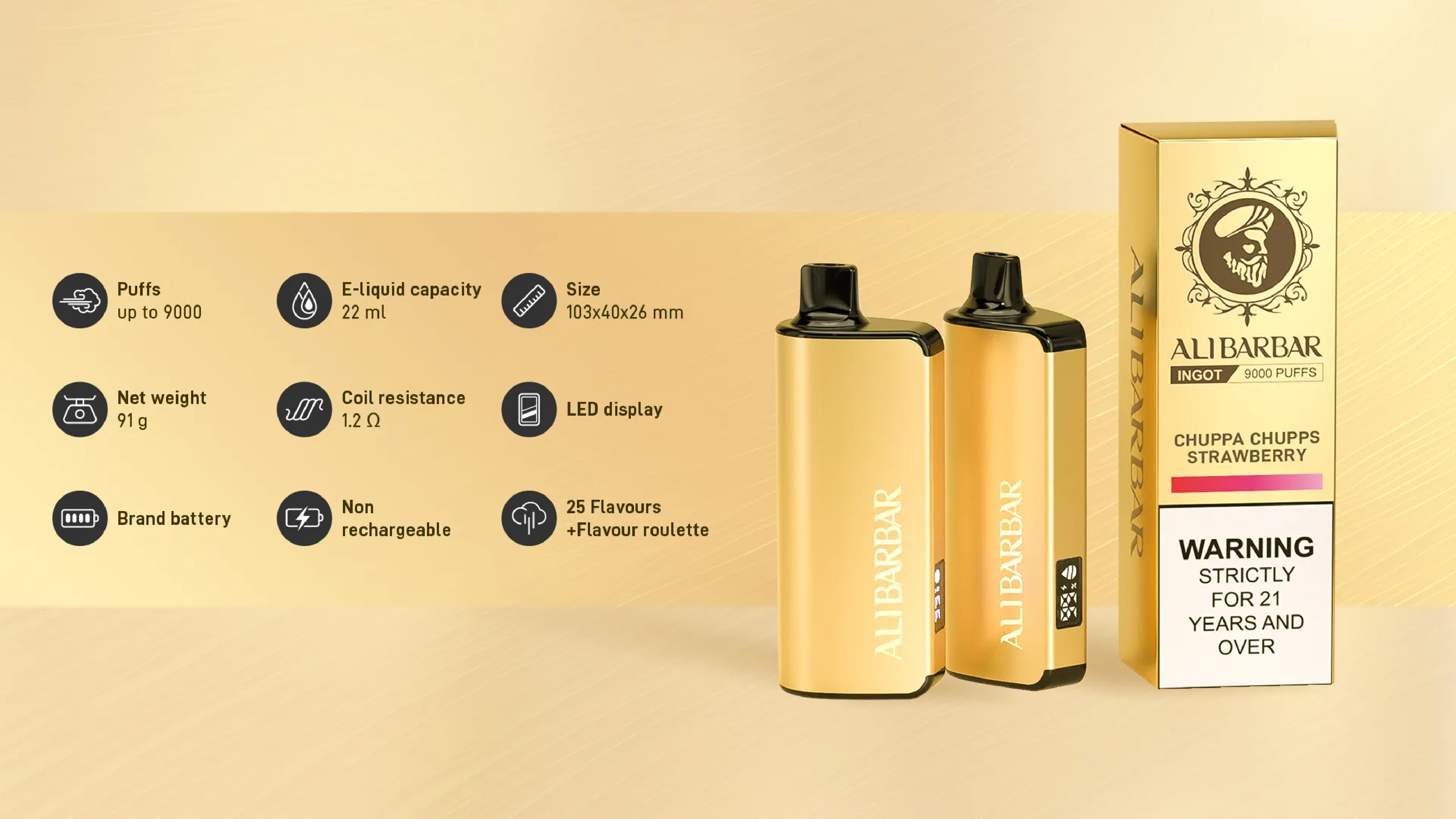 ALIBARBAR INGOT 9000 disposable vape in Australia