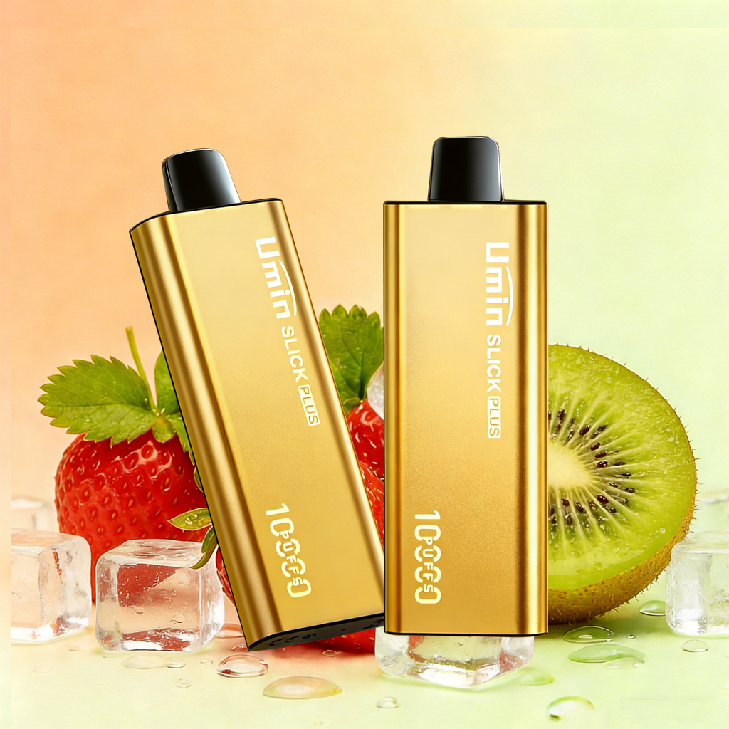 UMIN SLICKPLUS 10000 Puffs Strawberry Kiwi Ice flavour - Disposable Vape Specs Decoded