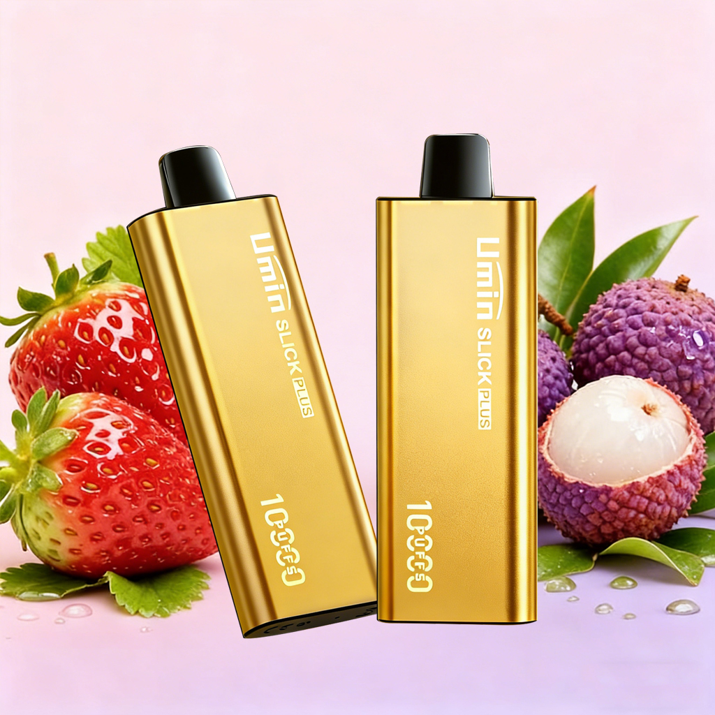 UMIN SLICKPLUS 10000 Puffs Strawberry Lychee flavour
