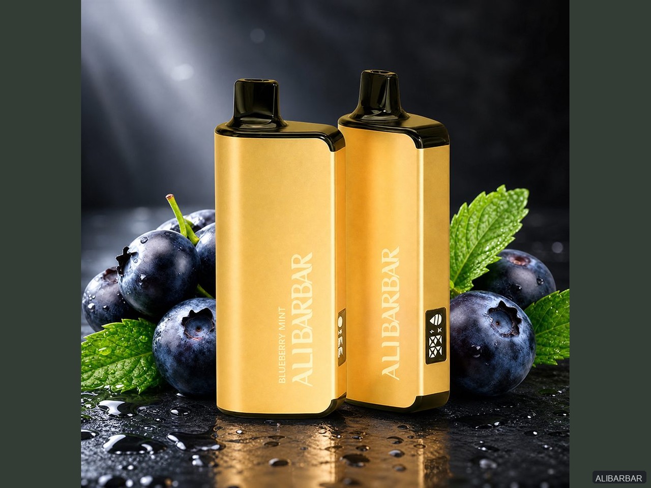 ALIBARBAR INGOT 9000 BLUEBERRY MINT