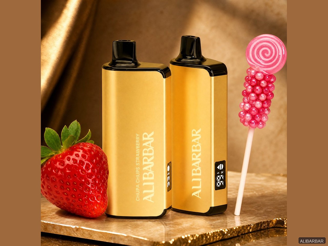 ALIBARBAR INGOT 9000 CHUPPA CHUPPS STRAWBERRY