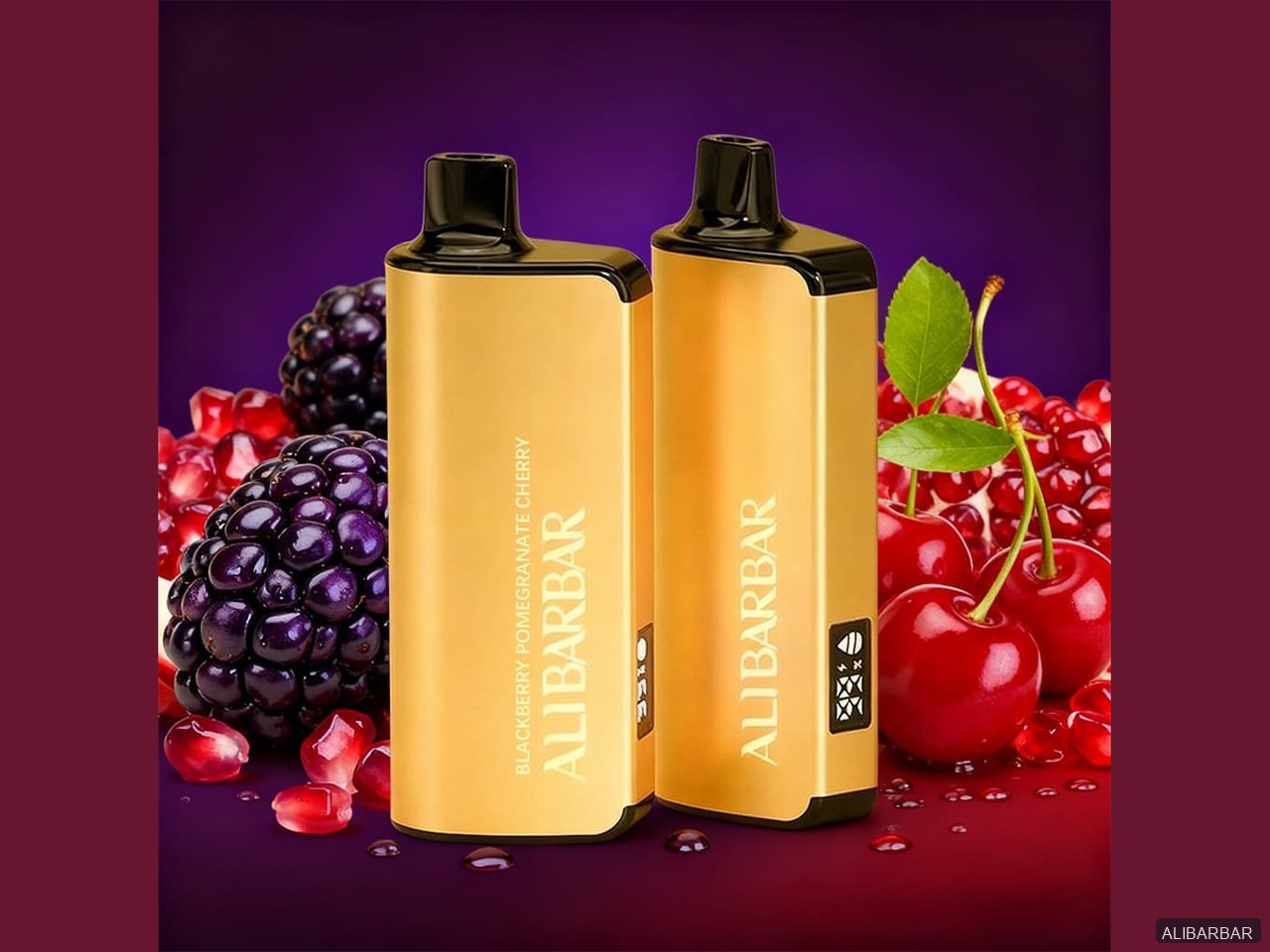 ALIBARBAR INGOT 9000 blackberry pomegranate cherry