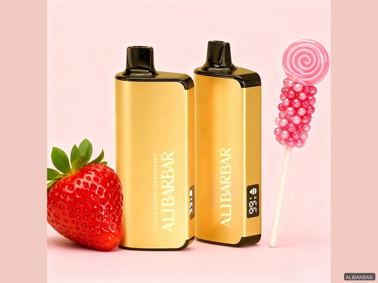 ALIBARBAR INGOT 9000 chupa chups strawberry